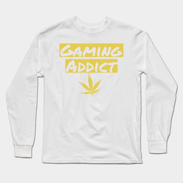 Gaming Addict Long Sleeve T-Shirt by artist369
